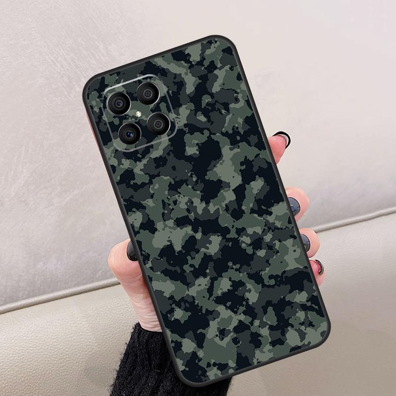 Military Army Camouflage For Honor Magic 8 6 7 Pro Case For Honor 400 Lite 200 50 70 90 X8c X8b X9a X9b X9c X9d Win RT