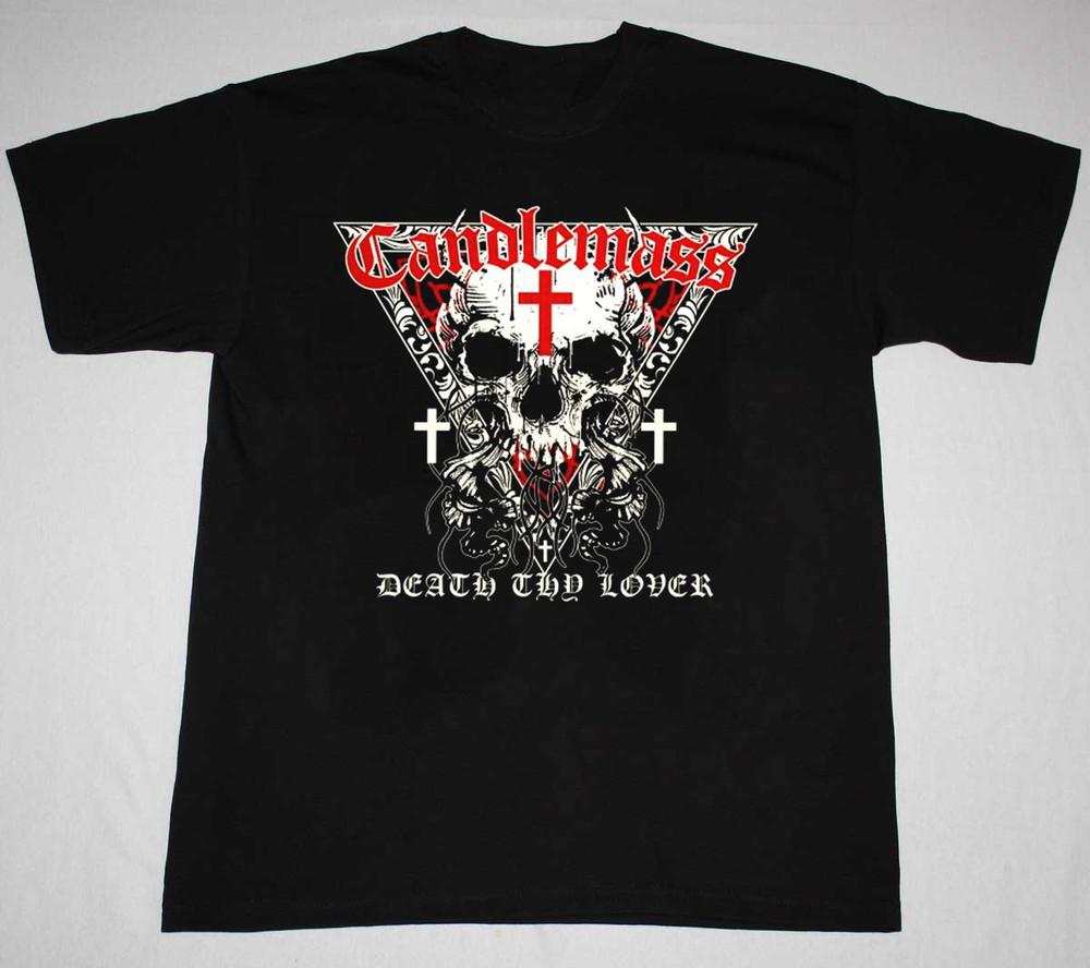 Винтажная футболка Candlemass The Pendulum для мужчин и женщин, черная, все размеры, TT025 S