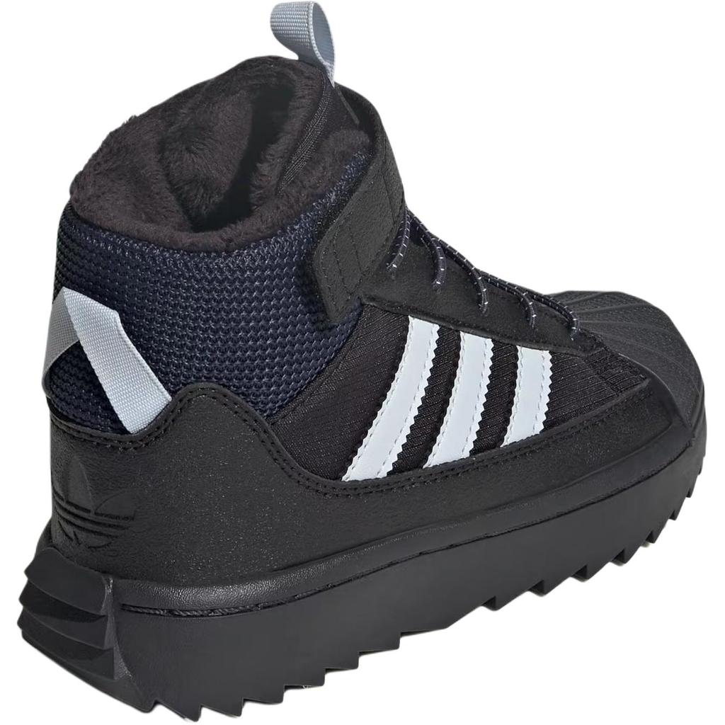 adidas Originals Superstar Winter Trek Comfortable Soft Outdoor Shoes Kids Shoes Black JQ0344