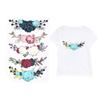 For Cloth Bag T-shirt Printing Decals Clothes Patches Applique Heat Transfer Sticker Iron On Patche