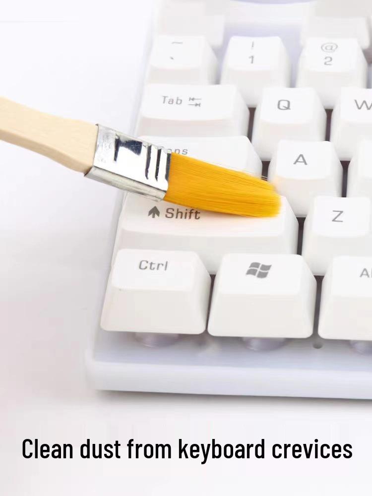 Yellow Brush for Computer, Keyboard, Camera, and Mobile Repair