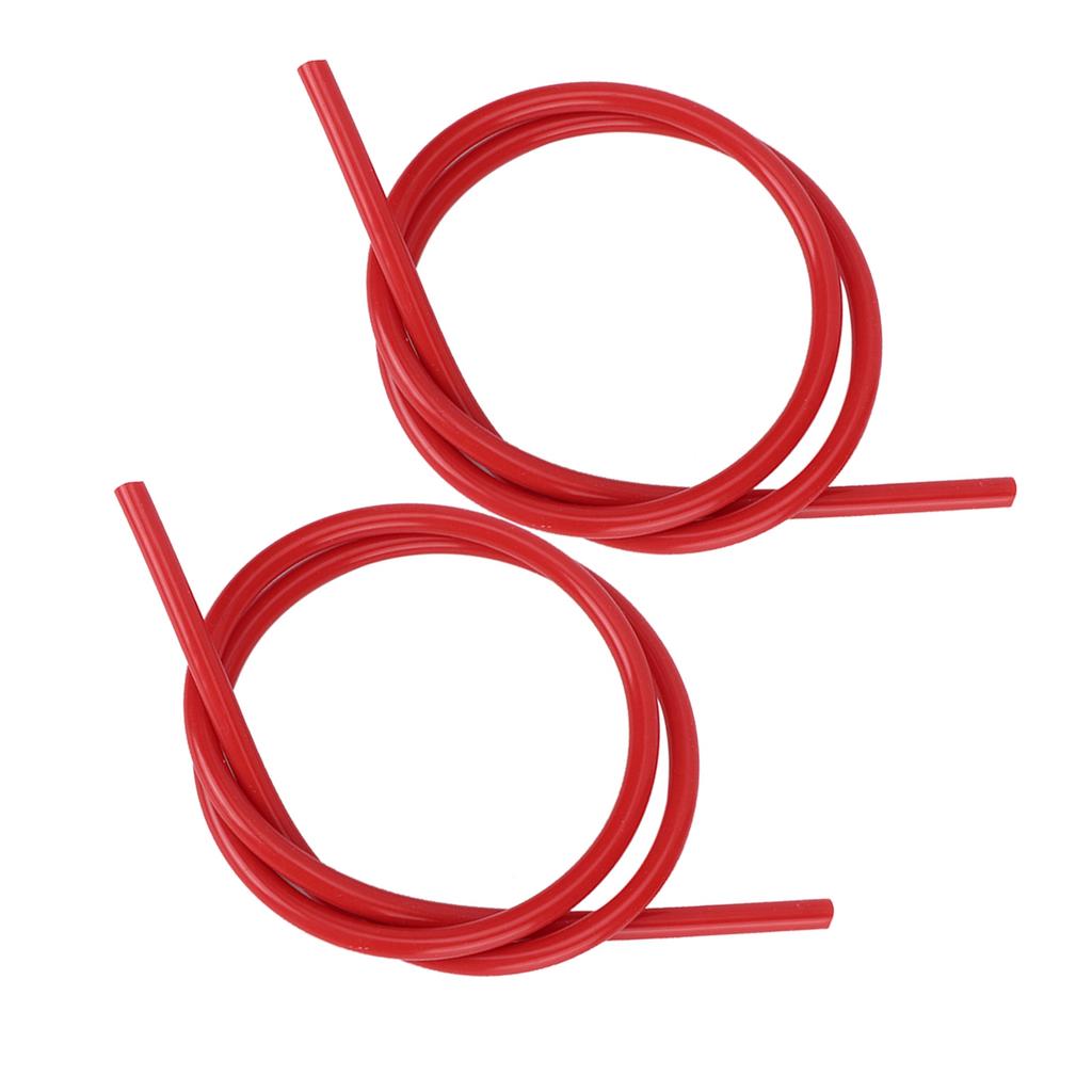 2 Pcs Ignition Wire 8mm Silicone Silicon Carbide Core Ignition Wire 1m LongRed