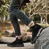 2025 Men's Platform Boots Fashion High Top Casual Sneakers Outdoor Non-slip Wear-resistant Work Boots Comfortable Hiking Shoes
