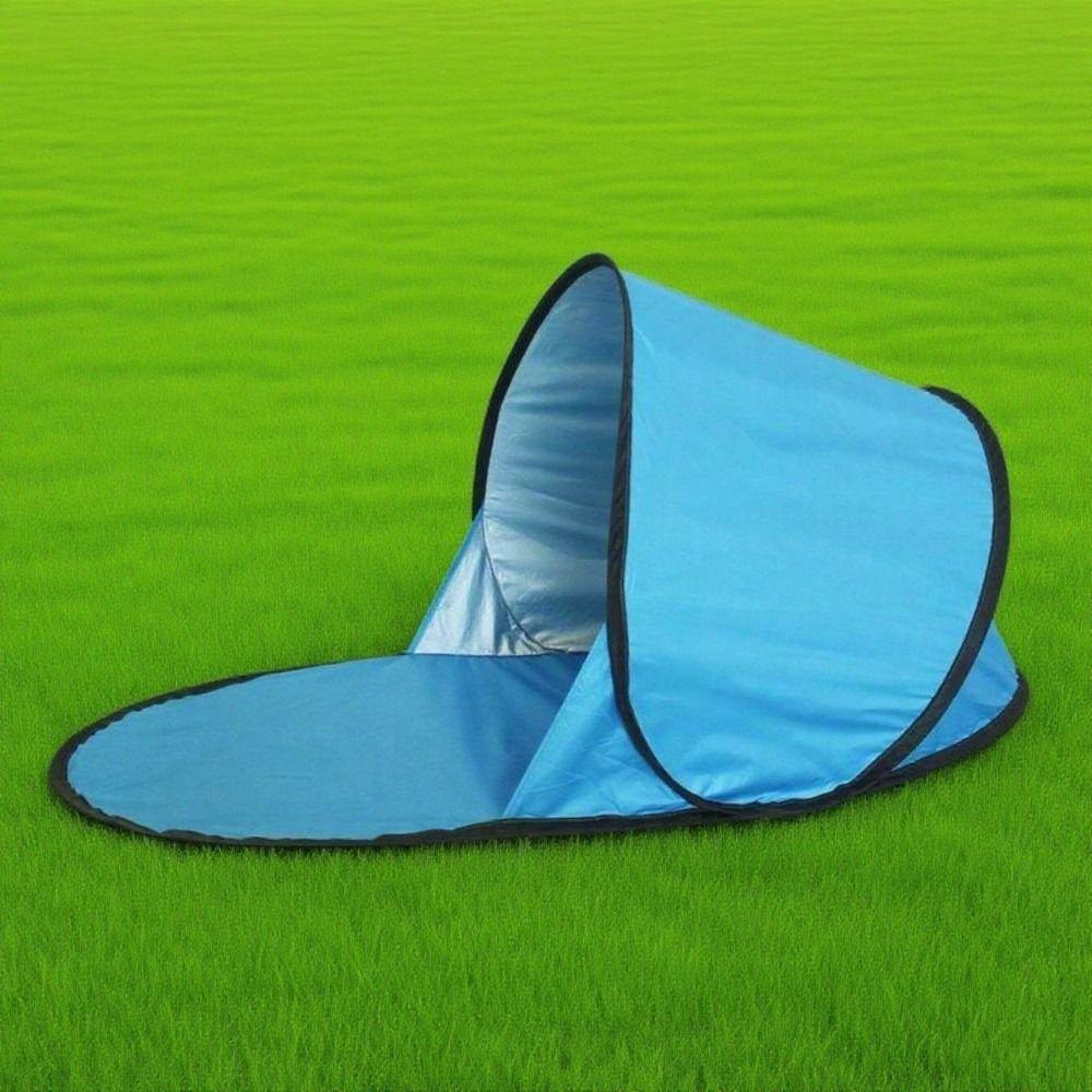 Instant Pop-up Mini Beach Tent Silver Coated Sun Shelter Canopy Small Folding Tent  Summer