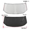 SEIWA IMP375 Folding Sunshade for Mitsubishi Delica Mini Front UV Titanium Silver UV Over Light Heat Car Heatstroke Extreme Car Disaster Preparedness