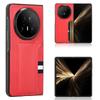 For Honor Magic V5 5G Case Card Holder Litchi Texture Leather + PC Phone Cover