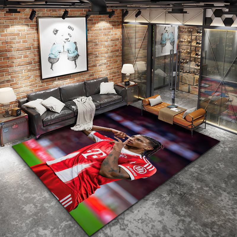 Bayern Munich Football Jersey Carpet Rug For Living Room Bedroom Home Sofa Decoration Kids Play Nonslip Floor Mat