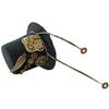 Chapéu de Copa Unissex Era Industrial Engrenagens Góticas Cosplay para Festa Steampunk Acessórios Chapéu da Era Industrial Chapéu de Copa