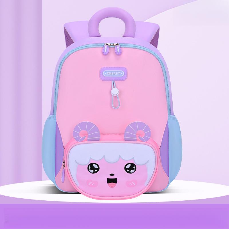 

Sesame Baby Новый детский сад для мальчиков и девочек Мультяшный милый рюкзак Легкий забавный детский рюкзак Small(31cm*24cm*13cm) фиолетовый