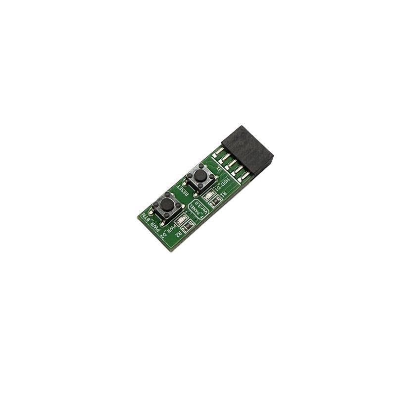 DIY PC Assembly Tool Reliable 10 Pin Mainboard Switching Tester Switching Board Adapter With 2x5pin Resets Button Accessories