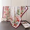 New Neck Scarf Large 90X90Cm Square Wedding Party Wear Lightweight Wrap For Women Luxury Silk-Like Fabric Fashion Accessory