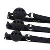 SM Gag with Mouth Mouth Gag SM Captive Slave Ball, Silicone, Hole, Plug, Ball, Goods, Restraint, Cosplay, Play, (M-4.5cm Gag)