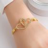 Bracelet High Quality Couple Bracelets Heart Charm Jewelry Shiny Lover Jewelry Gift For Gift Valentine'S Day Special Occasions