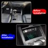 2 Din for KIA Sorento 2015-2018 Car Wireless Mobile Phone Charger Center Console Storage 18W Iphone Fast Charge Plate Holder
