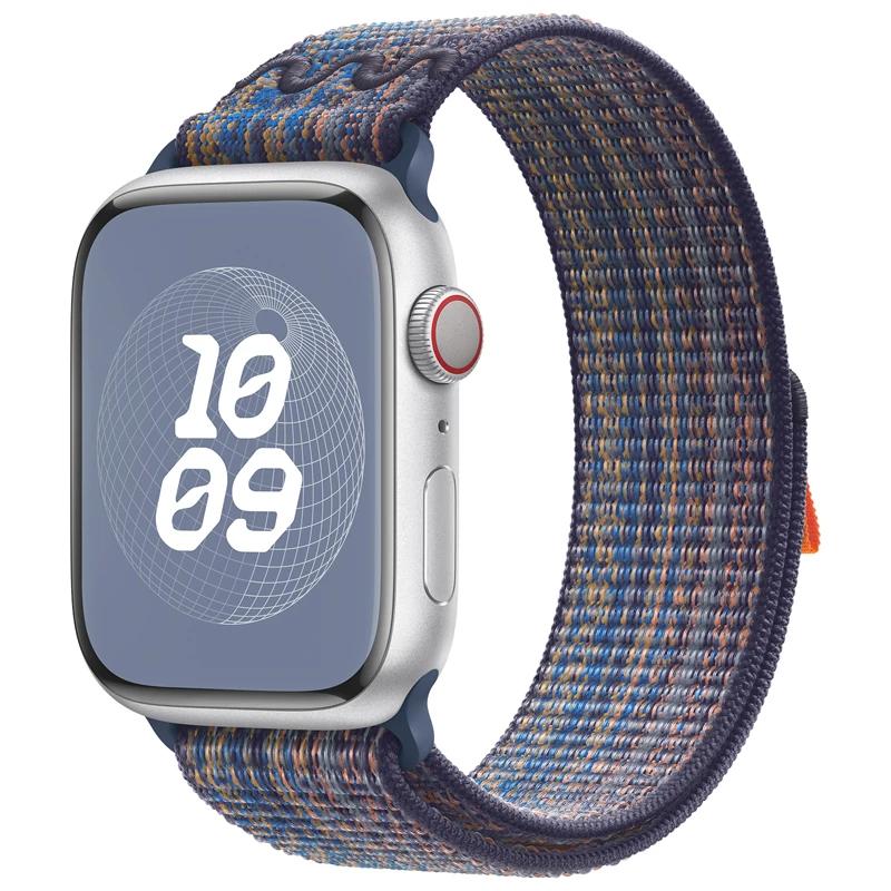Nylonový remienok pre Apple Watch Band Ultra 2 49mm 44mm 40mm 45mm 46mm 41mm 42mm 40mm Náramok Strap IWatch Ultra Series10 9 7 6 5 Se 8