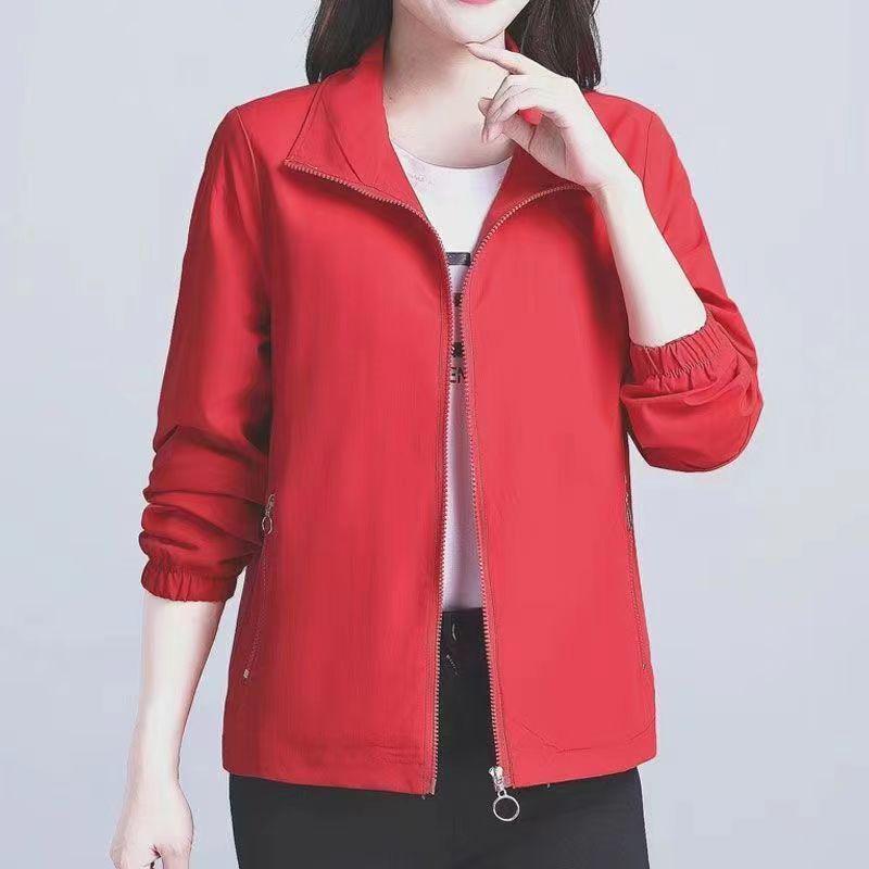 Women's Double-Layer Loose Slimming Casual Jacket - Korean Style Versatile Short Jacket for Spring and Autumn 2025.