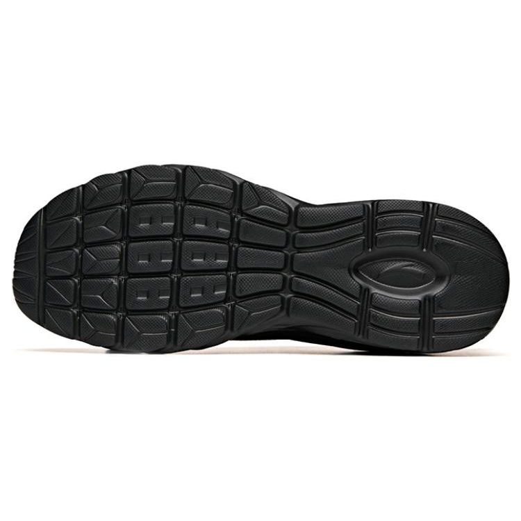Anta Mesh Non-Slip Wear-Resistant Breathable Low-Top Running Shoes Men Sneakers Black 912145535-1