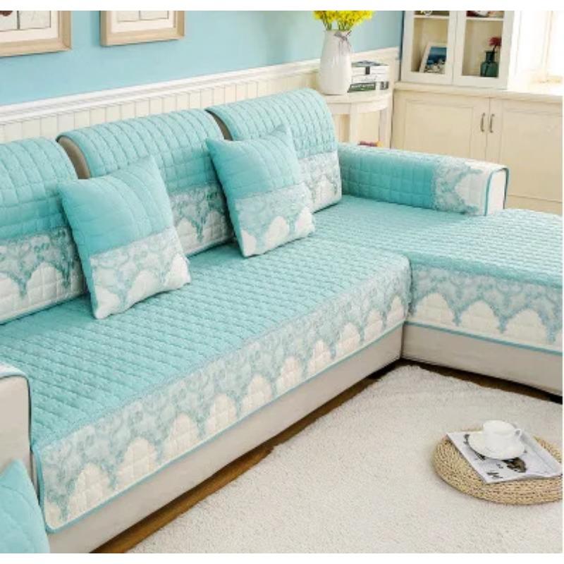 Poduszka na narożną sofę na cztery pory roku, antypoślizgowa, ochronna na sofę, pokrowiec na leżankę, 1/2/3/4-osobową sofę, ręcznik do salonu