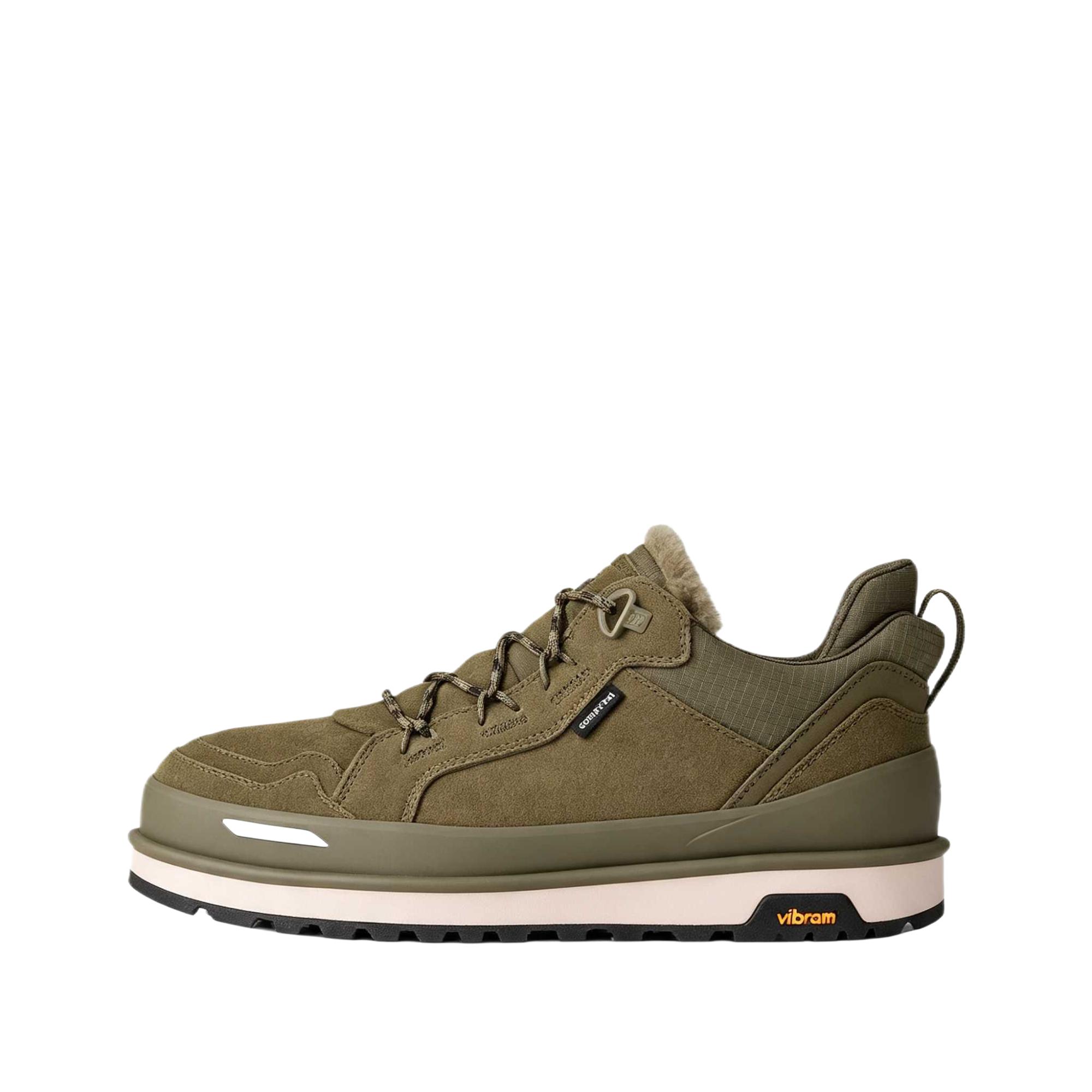 Herren Sneaker UGG Highland Freizeitschuhe Herren Low-Top Olivgrün 40 black