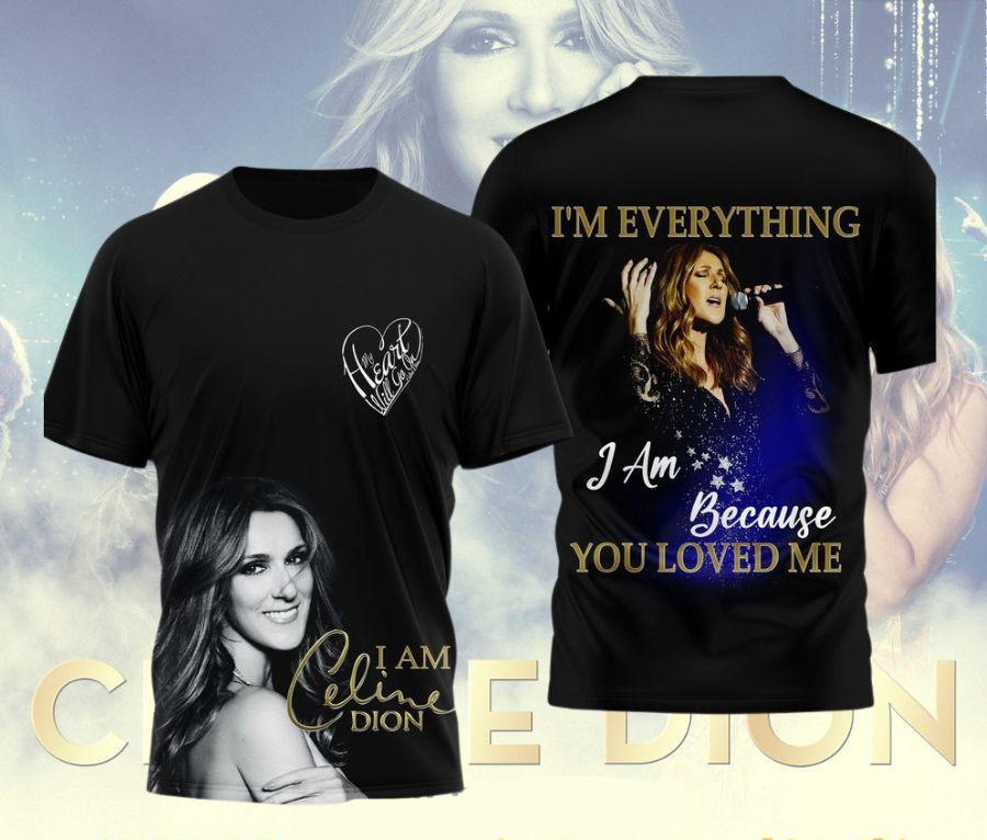 Soy Celine Dion Soy todo Camiseta 3D AOP Todas las tallas S-5XL MC1712