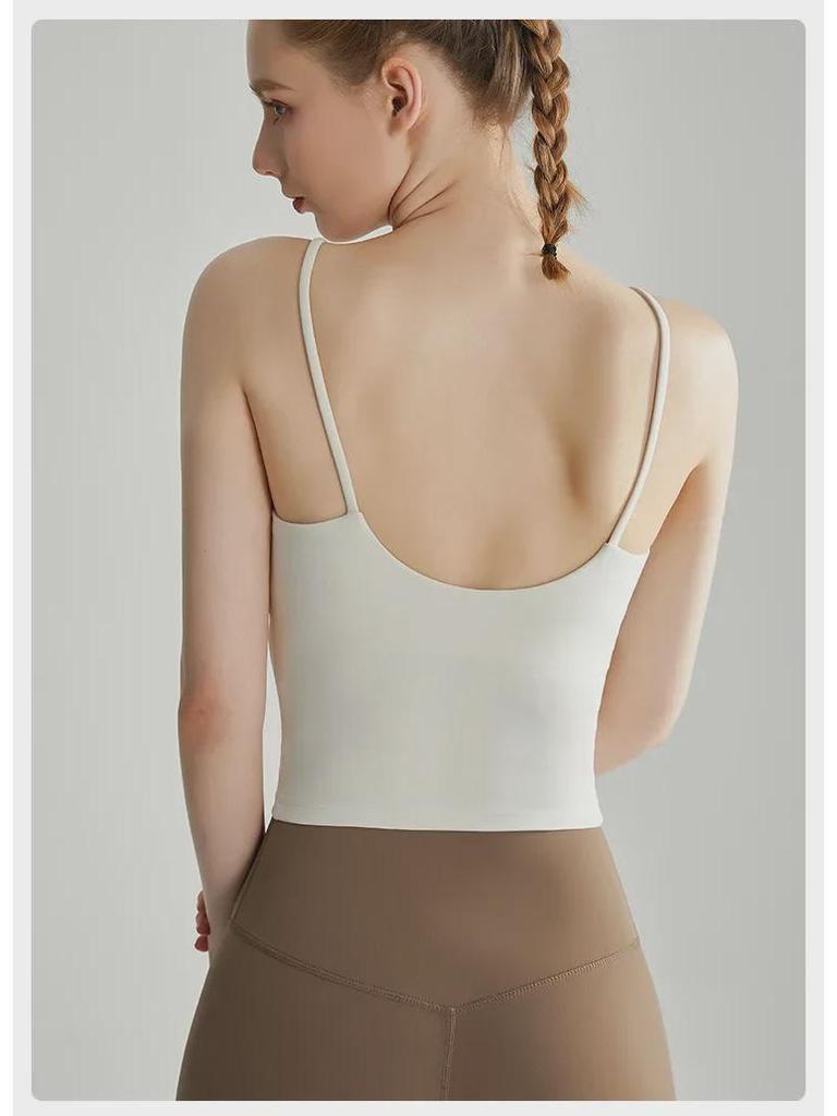 LAHN Dámská nárazuvzdorná fitness vesta s integrovanou hrudní vycpávkou a antibakteriální látkou