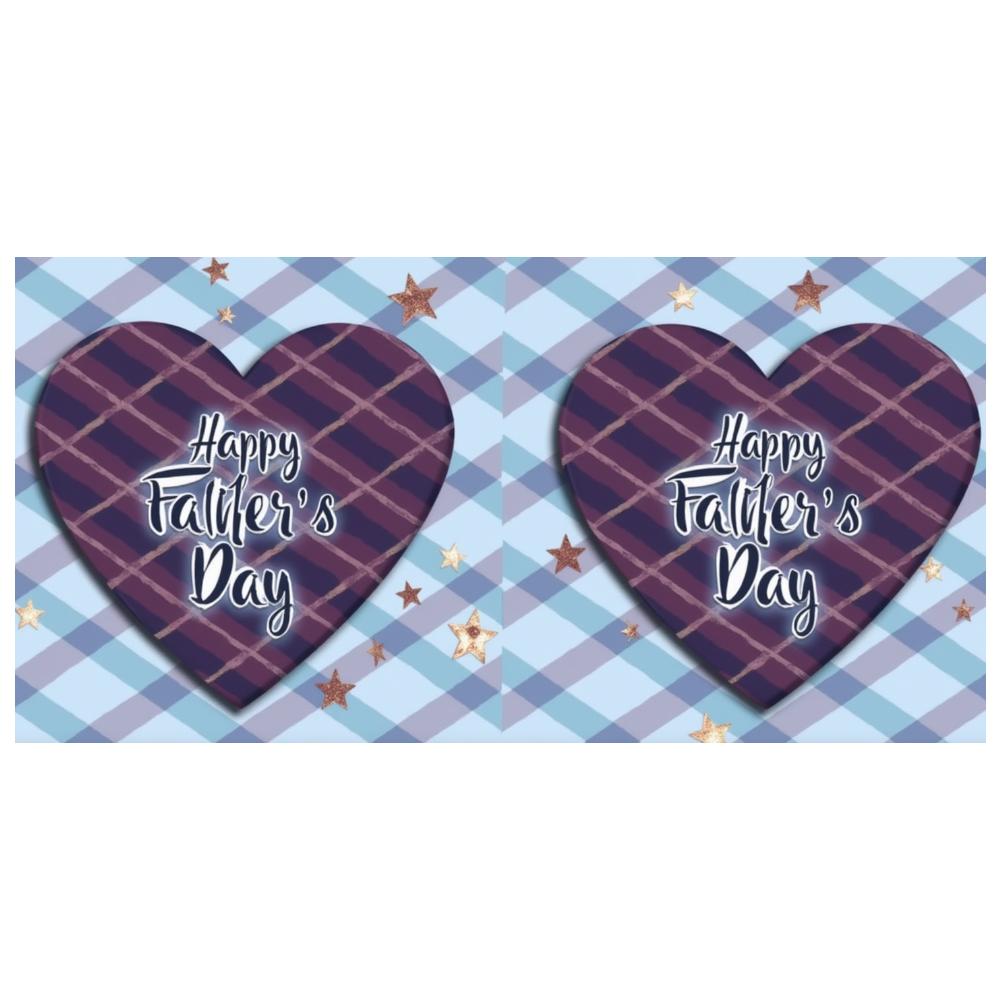 Plaid Pattern Gift Banner Father's Day Decoration Happy Father's Day Banner for  Holiday Celebration Home Decoration Family
