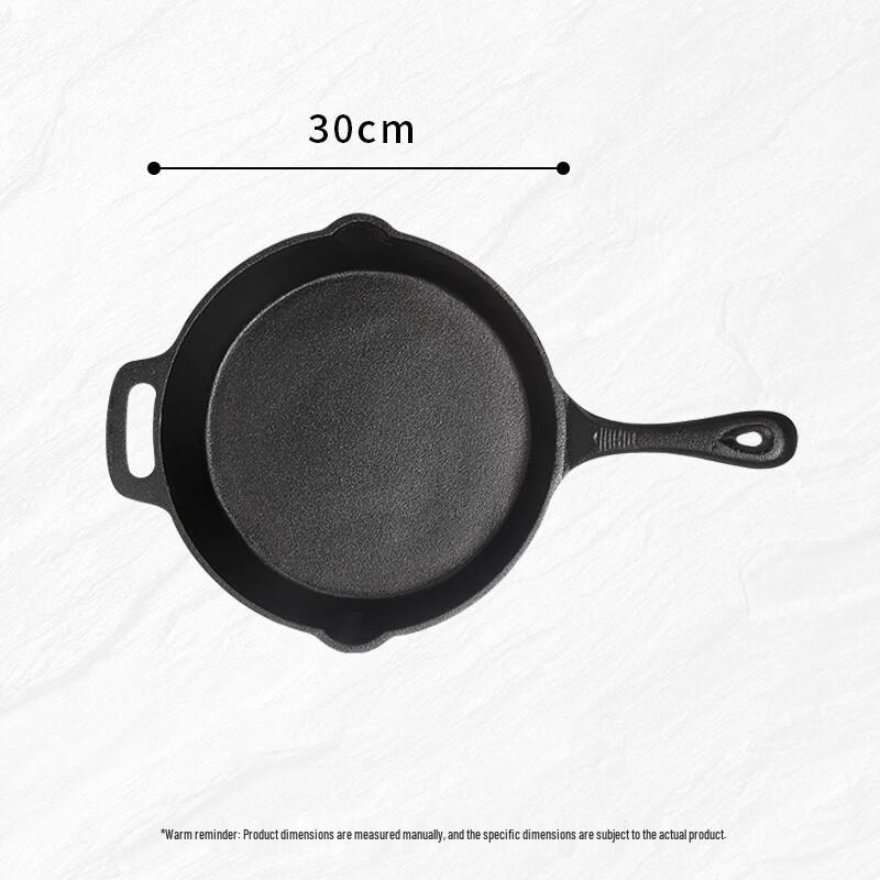 Wutuo 12-inch Cast Iron Griddle Pan