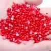 9mm Flat-back Half-round Pearl Beads - 100 Pcs for DIY Phone Case Decoration