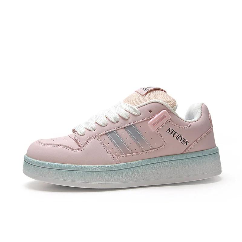Fashion Style High Aesthetic Niche Design Board Shoes for Women In Autumn New Student Versatile Breathable Casual Small White Shoes