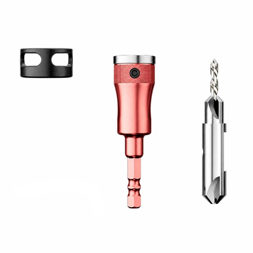 Ensemble d'outils de fraisage à chambrer avec butée de profondeur finition affleurante réglable