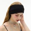 Basic Knit Logo Hairband _ Black