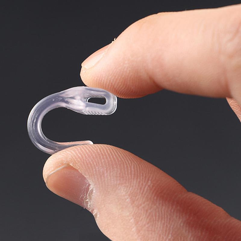 10 Pairs Per Set Silicone Eyeglasses Ear Hooks Elastic Non-Slip Eyewear Ear Grips High Quality Soft Glasses Retainers Set