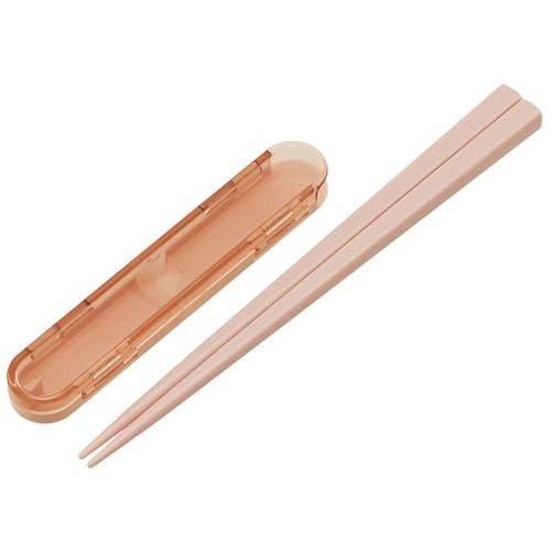 Skater Noiseless Bento Spoon and Chopsticks Set with Case 18cm Smoky Green CCS3SA-A
