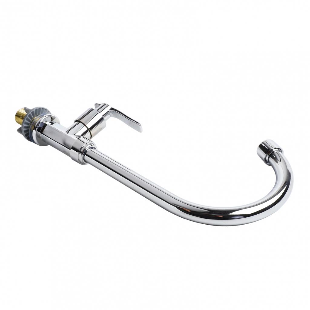 Koupelnová baterie Ohnutá Studená voda Plast Ocel Pokovování