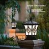 Solar Stigma Lamp Led Waterproof Outdoor Courtyard Doorstack Garden Fence Decor Villa Gate Pillar Wall Lamp Landscape