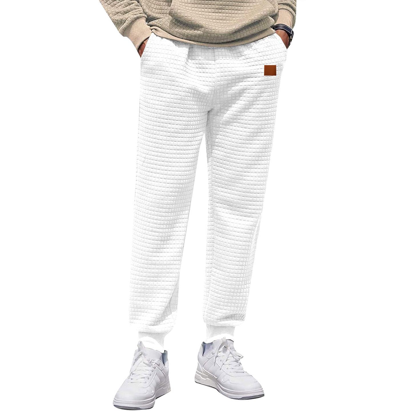 

Men s Sports Casual Jogging Trousers Lightweight Hiking Pants Outdoor Pant S білий