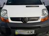 Зимняя верхняя накладка на решетку 2001-2007, Матовая для Renault Trafic