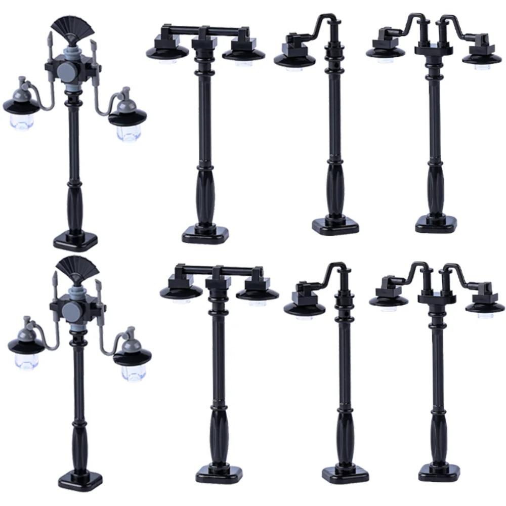 MOC Halloween Building Blocks Model Decorations Medieval Witches Vampires Thrones Kitchen Street Lamps Tombstones Toy Gift S025