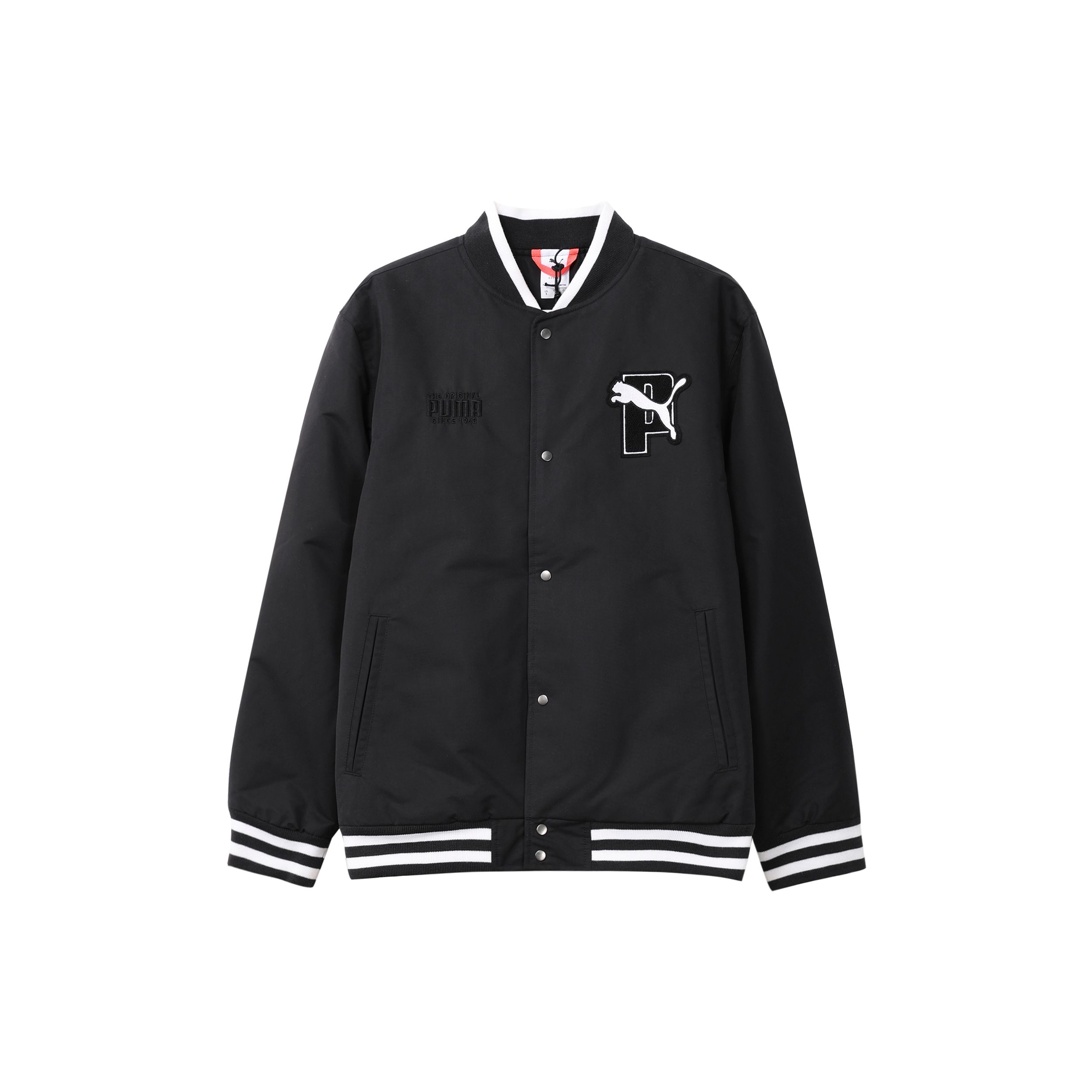 

Puma Sports Casual Warm Baseball Cotton Jacket Men Jacket Black 532415-01 XS