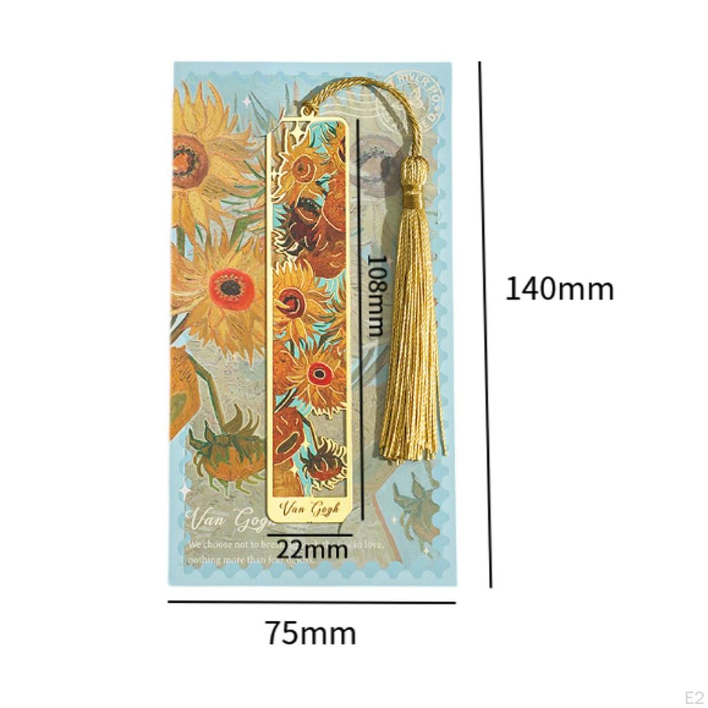 3 Pack Flower Bookmarks, Book Markers with Tassels, Accessories for Men And Women