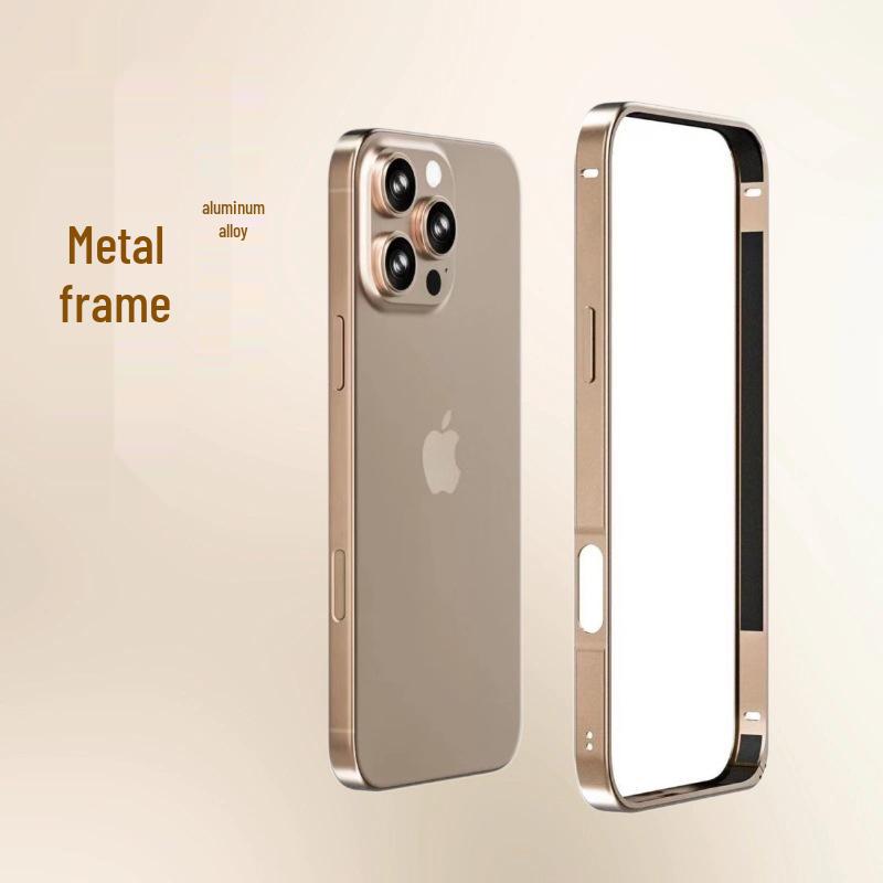 iPhone 17 Pro Max Heat-Dissipating Metal Case with Lightweight Drop-Proof Hippocampus Buckle