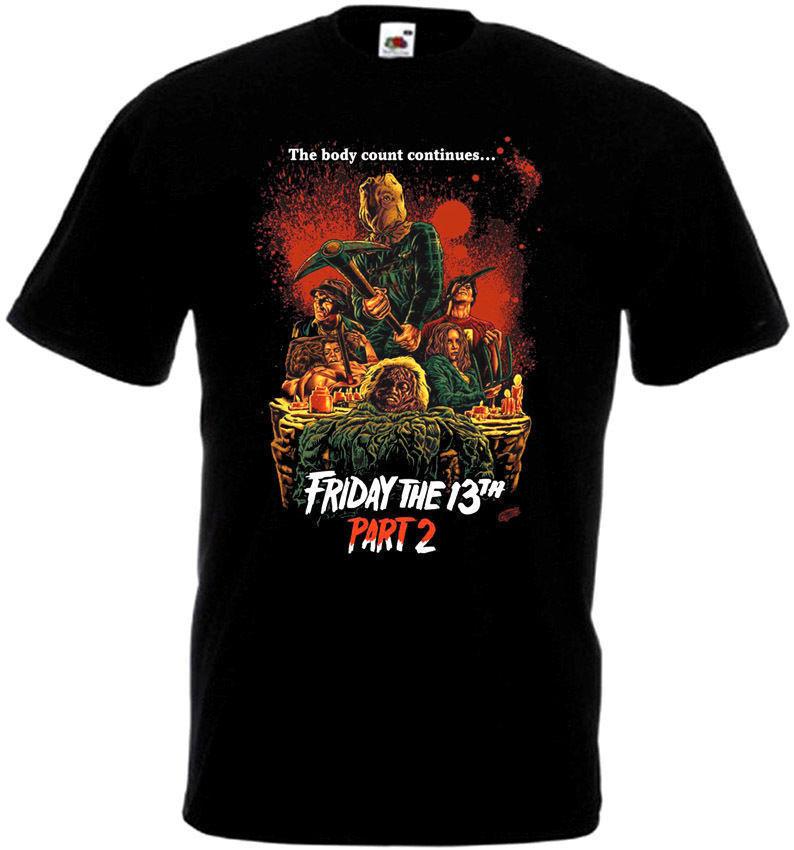 26 Friday The 13th v20 T shirt black movie poster all sizes S-5XL Unisex T-Shirt M