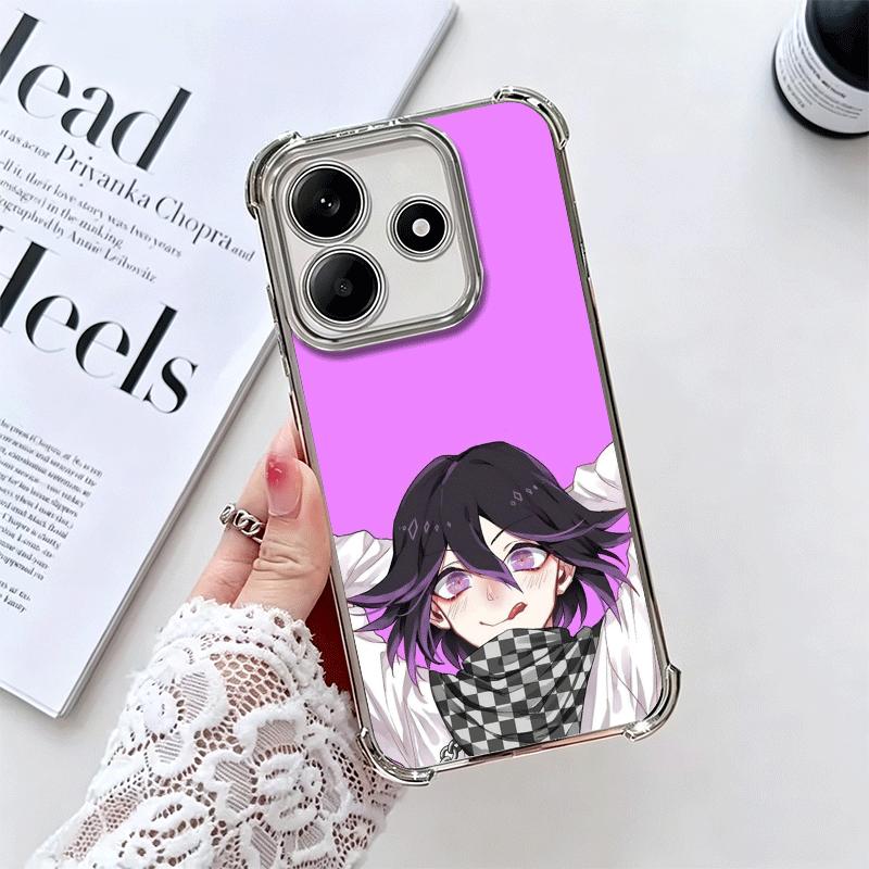 

Anime D-Danganronpa Soft Phone Case For Xiaomi Redmi Note 14 15 Pro Plus 13 12 11S 11T 5G 10 9S 9 Plating Anti-Fall Fundas Redmi Note 12 Pro 4G