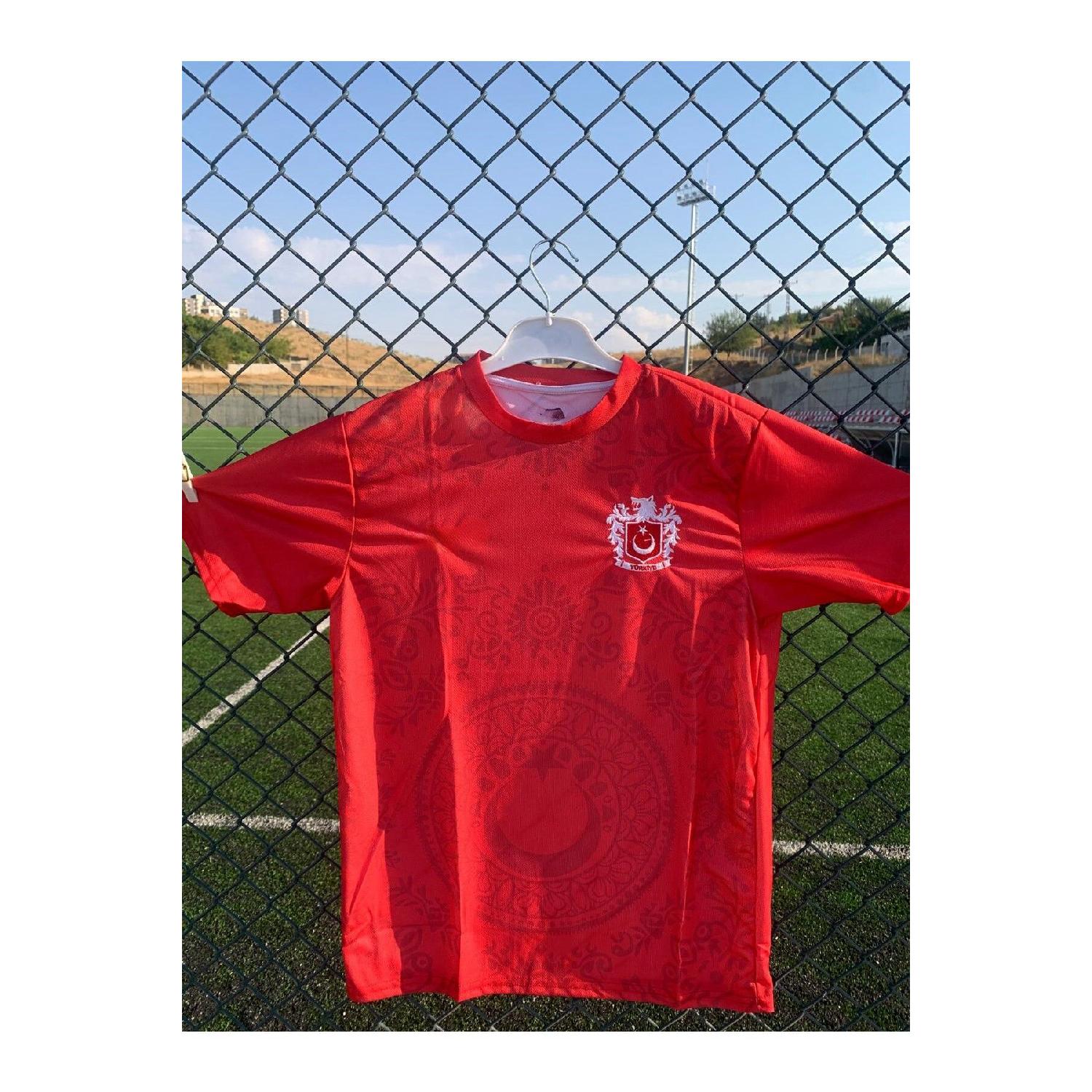 

Trkiye National Team Specially Designed Jersey With Bozkurt Crest S красный