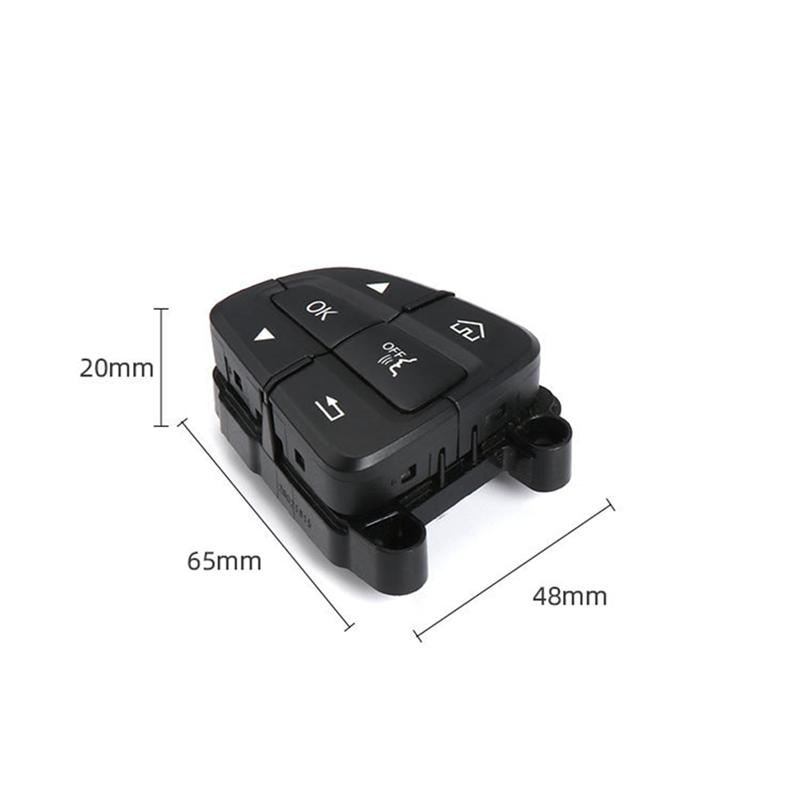 M93K-1 Pair Car Steering Wheel Control Switch Buttons Car Accessories A0999050200 A0999050300 For Mercedes BENZ C GLC Class W205
