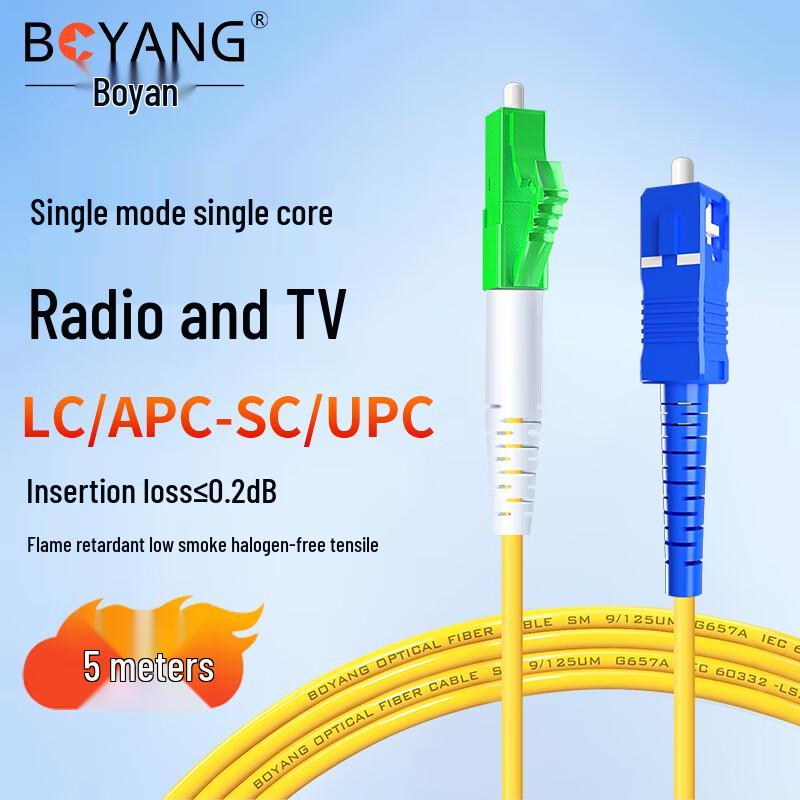 BOYANG Single Mode Fiber Optic Patch Cord