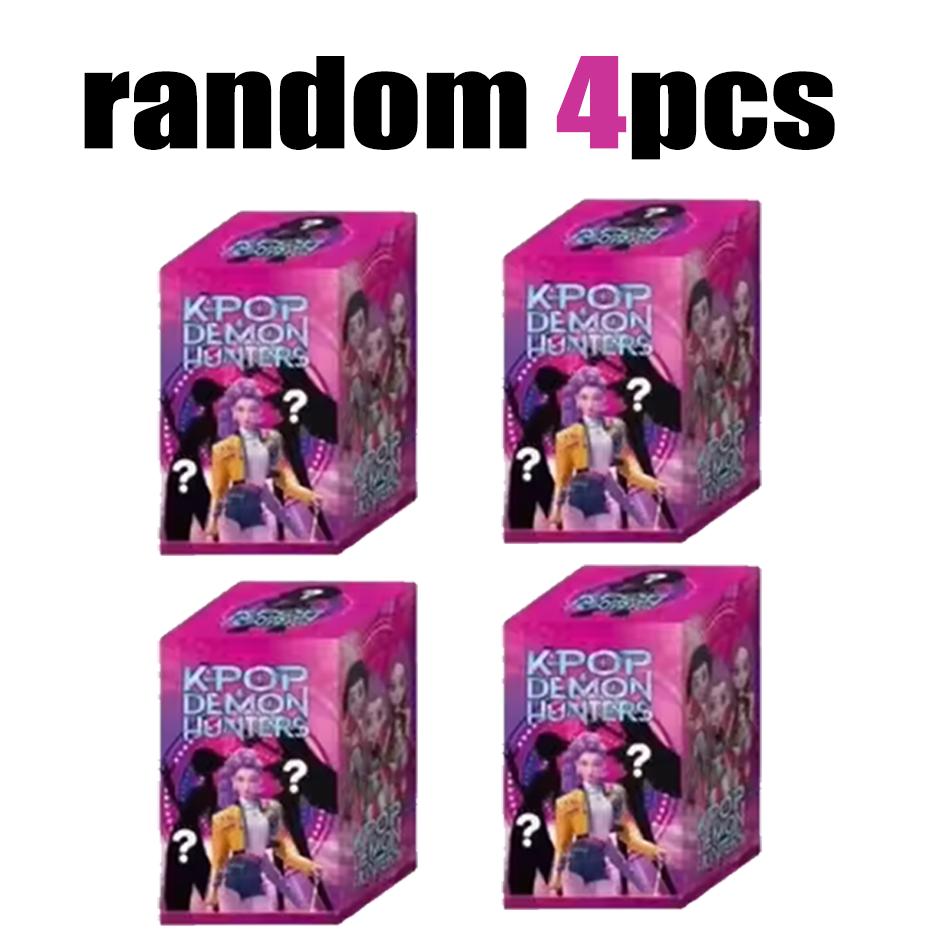 New Arrival Trendy Toy Blind Box - K-Pop: Demon Hunters Boys Group Q Version Anime Merchandise, PVC Model, Fan Idol