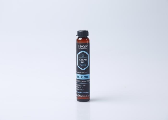 Huile capillaire - Hask - Huile d'argan - 18ml - Sans parabène - Réparatrice et hydratante