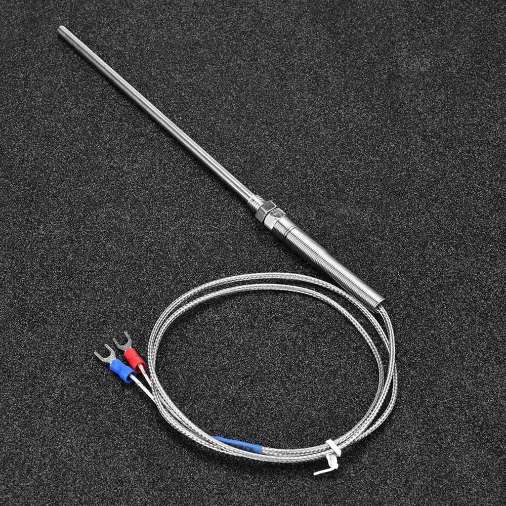 M8 Thread Type K Thermocouple 150mm Probe Temperature Sensor Wire 0-400 celsius (1 m)