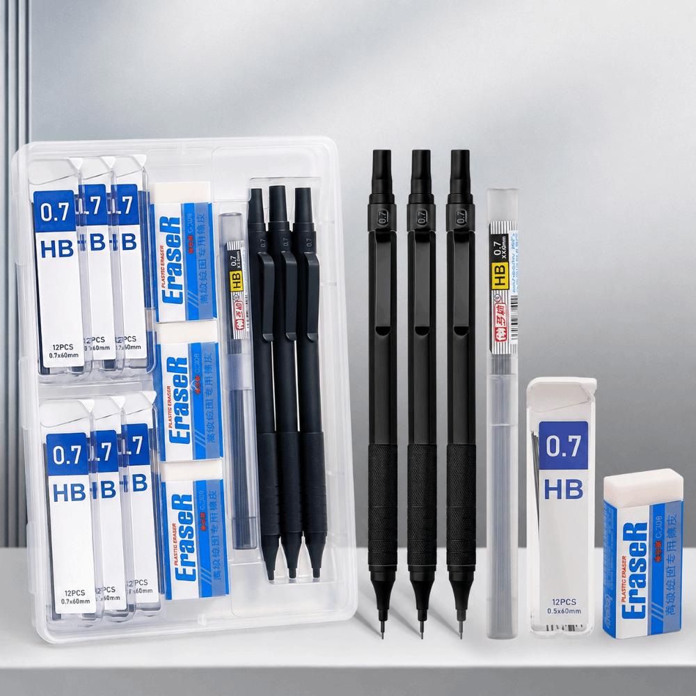 Creion mecanic 0,5/0,7 mm Metal Creion cu mină HB Portabil Creion de desenat Scriere